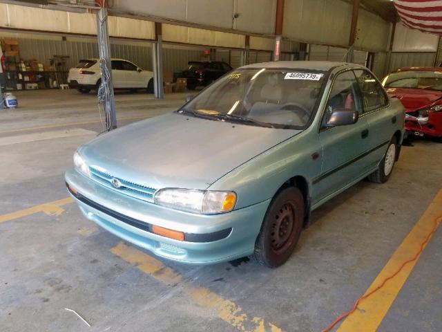 JF1GC2440PH515290 - 1993 SUBARU IMPREZA L BLUE photo 2