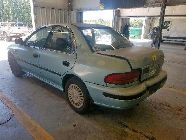 JF1GC2440PH515290 - 1993 SUBARU IMPREZA L BLUE photo 3