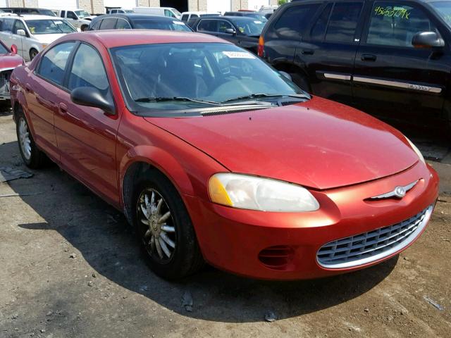 1C3EL46X52N342949 - 2002 CHRYSLER SEBRING LX RED photo 1