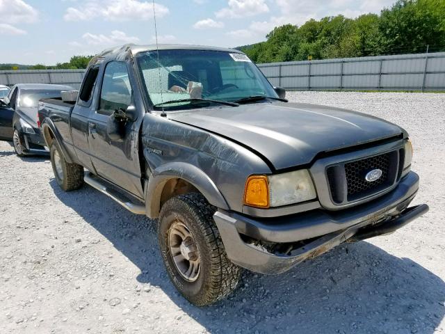 1FTYR14U84PA03446 - 2004 FORD RANGER SUP GRAY photo 1