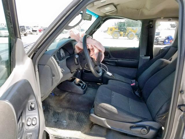 1FTYR14U84PA03446 - 2004 FORD RANGER SUP GRAY photo 5