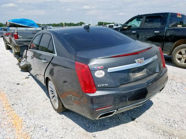 1G6AS5S37F0121817 - 2015 CADILLAC CTS PERFOR GRAY photo 3