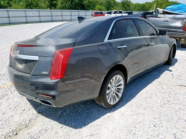 1G6AS5S37F0121817 - 2015 CADILLAC CTS PERFOR GRAY photo 4