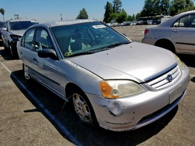 2HGES16122H554095 - 2002 HONDA CIVIC DX SILVER photo 1