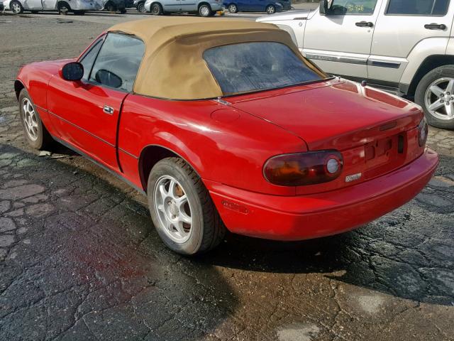 JM1NA3533T0700493 - 1996 MAZDA MX-5 MIATA RED photo 3