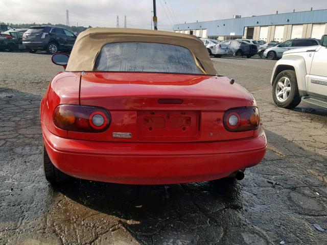 JM1NA3533T0700493 - 1996 MAZDA MX-5 MIATA RED photo 6