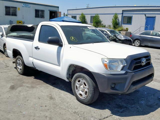 5TFNX4CNXEX032095 - 2014 TOYOTA TACOMA WHITE photo 1