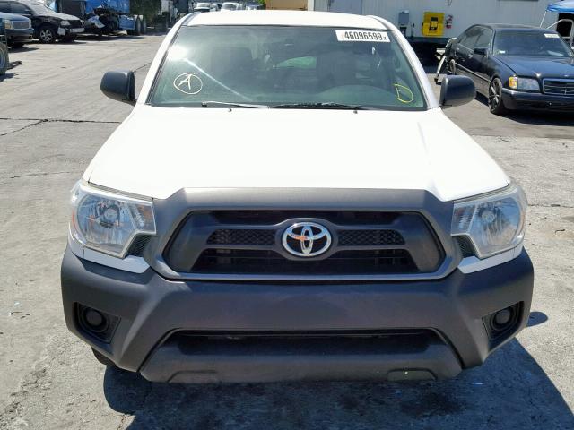 5TFNX4CNXEX032095 - 2014 TOYOTA TACOMA WHITE photo 9