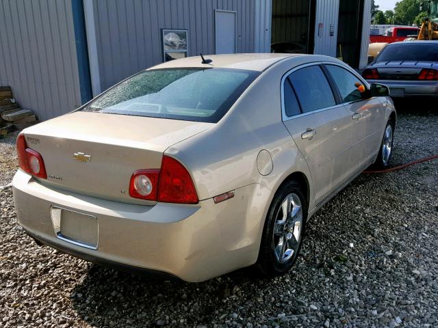 1G1ZH57B29F119160 - 2009 CHEVROLET MALIBU 1LT 金色 照片 4