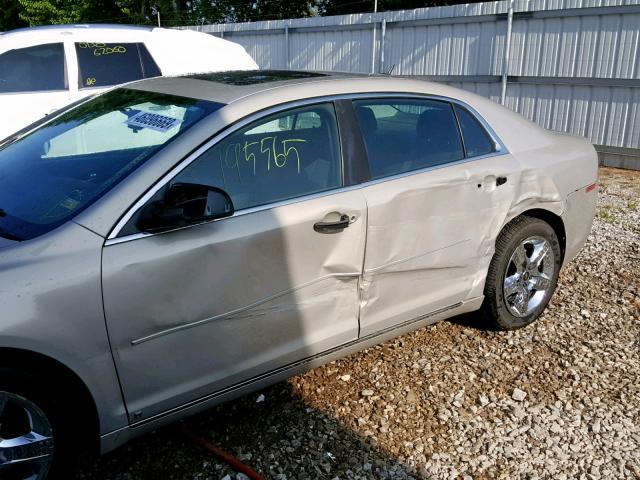 1G1ZH57B29F119160 - 2009 CHEVROLET MALIBU 1LT 金色 照片 9