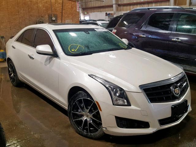 1G6AG5RX8D0172671 - 2013 CADILLAC ATS WHITE photo 1