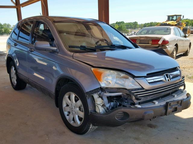 JHLRE48787C104765 - 2007 HONDA CR-V EXL BLUE photo 1