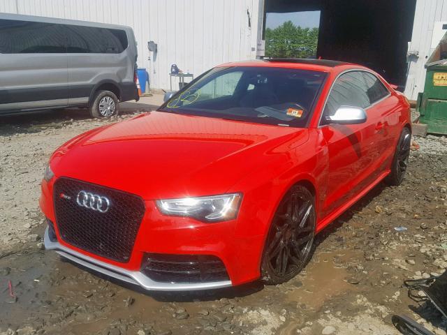 WUAC6AFR5DA900922 - 2013 AUDI RS5 RED photo 2