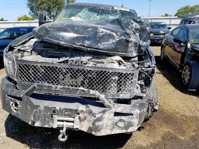 1GC1KYE84DF222104 - 2013 CHEVROLET SILVERADO BLACK photo 9