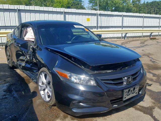 1HGCS2B81CA002460 - 2012 HONDA ACCORD EXL BLACK photo 1