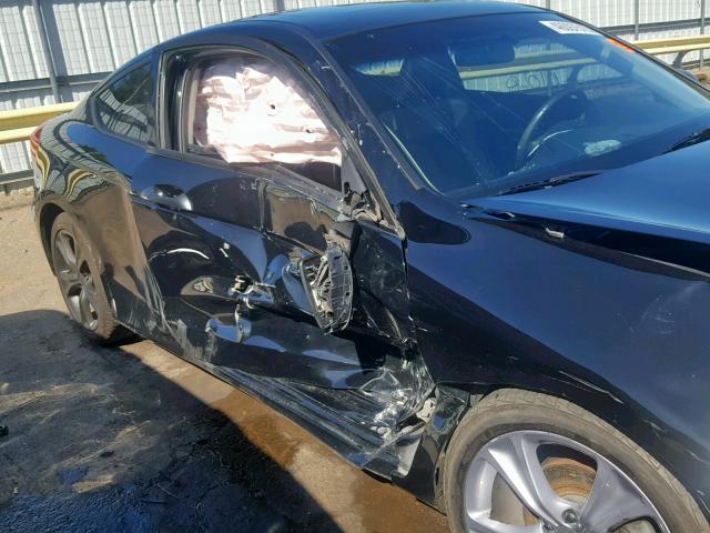 1HGCS2B81CA002460 - 2012 HONDA ACCORD EXL BLACK photo 9