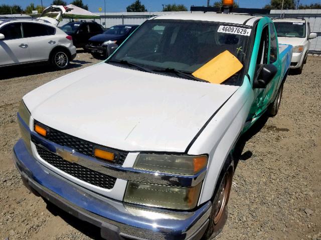 1GCCS196168310012 - 2006 CHEVROLET COLORADO BLUE photo 2