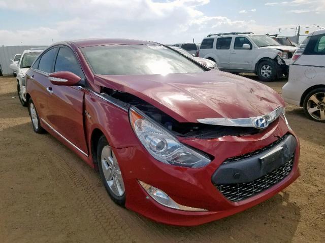 KMHEC4A41CA058635 - 2012 HYUNDAI SONATA HYB RED photo 1