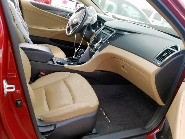 KMHEC4A41CA058635 - 2012 HYUNDAI SONATA HYB RED photo 5