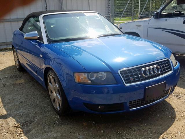 WUARL48H75K900439 - 2005 AUDI S4 QUATTRO BLUE photo 1