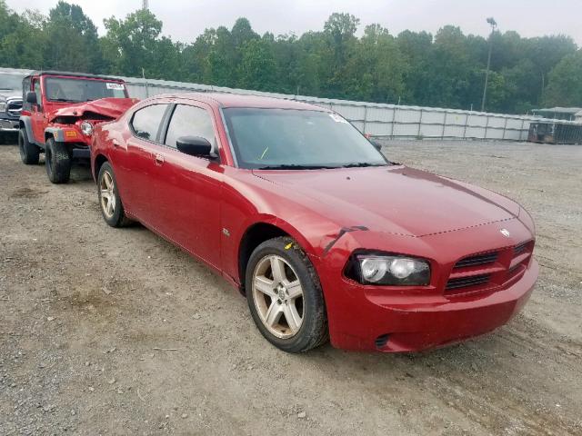 2B3KA43G28H316904 - 2008 DODGE CHARGER RED photo 1