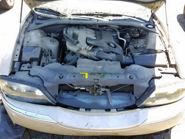 1LNHM86S45Y614424 - 2005 LINCOLN LS GOLD photo 7