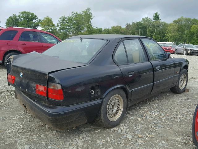 WBAHE6328SGF31865 - 1995 BMW 540 I AUTO BLACK photo 4