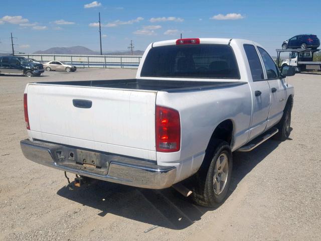 1D7HU18D55S291584 - 2005 DODGE RAM 1500 S WHITE photo 4