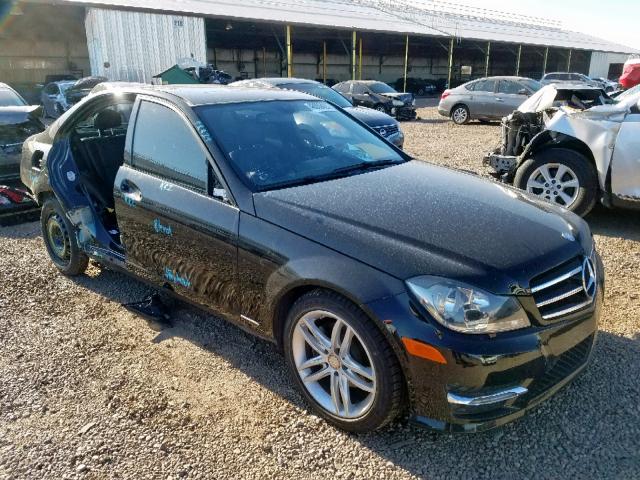 WDDGF4HB4EA964389 - 2014 MERCEDES-BENZ C 250 BLACK photo 1