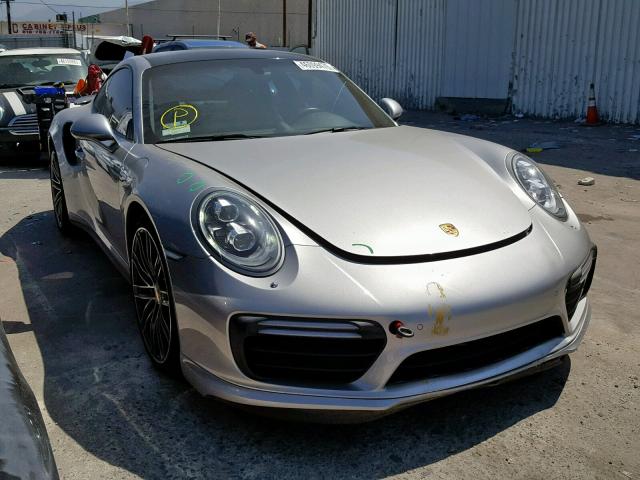 WP0AD2A95JS156512 - 2018 PORSCHE 911 TURBO SILVER photo 1