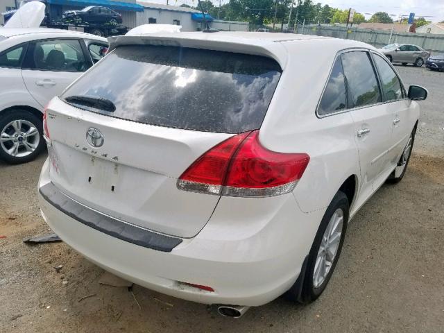 4T3ZE11A99U015160 - 2009 TOYOTA VENZA WHITE photo 4