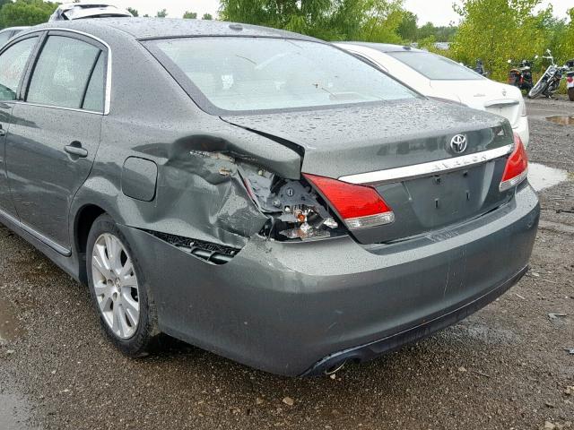 4T1BK3DB2BU373967 - 2011 TOYOTA AVALON BAS GREEN photo 9