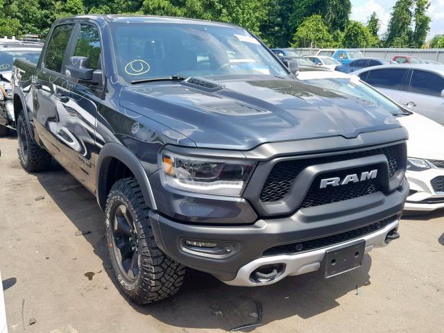 1C6SRFLT4KN777284 - 2019 RAM 1500 REBEL BLUE photo 1