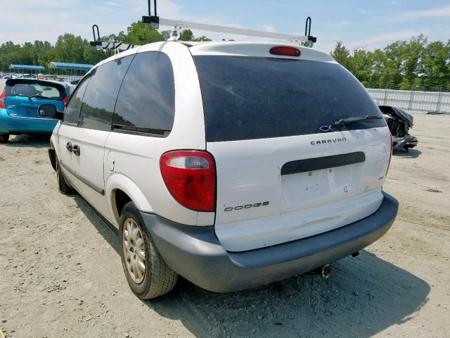 1D4GP21R77B247956 - 2007 DODGE CARAVAN C/ WHITE photo 3