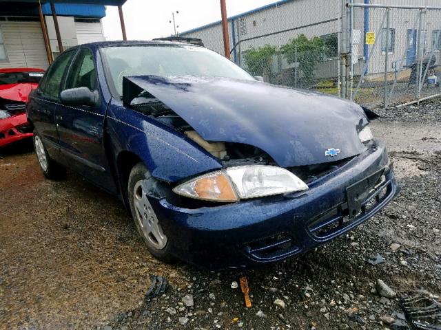 1G1JF524527440461 - 2002 CHEVROLET CAVALIER L BLUE photo 1