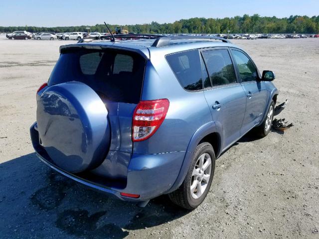 2T3YF4DV8BW056927 - 2011 TOYOTA RAV4 LIMIT BLUE photo 4