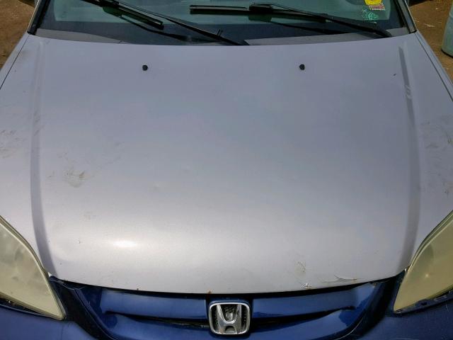 1HGEM21195L033681 - 2005 HONDA CIVIC DX V GRAY photo 7