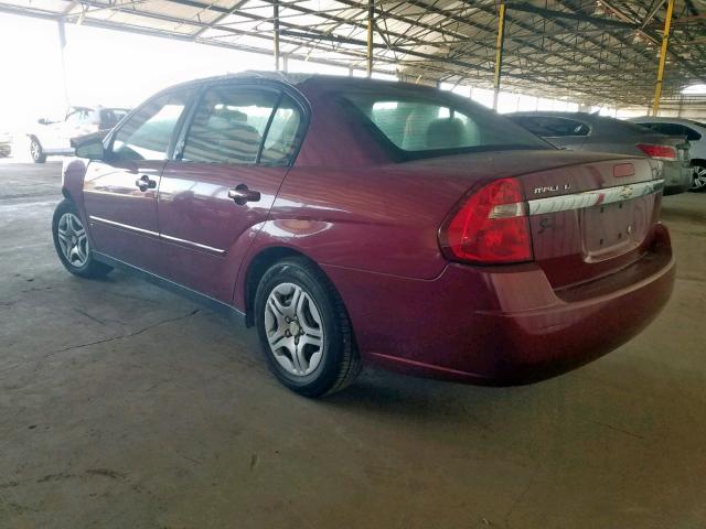 1G1ZS58F67F229578 - 2007 CHEVROLET MALIBU LS BURGUNDY photo 3