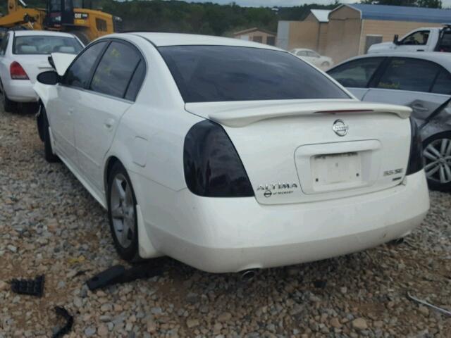 1N4BL11D85C393510 - 2005 NISSAN ALTIMA SE WHITE photo 3