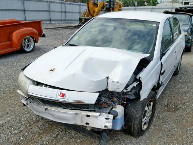 1G8AJ52F03Z158347 - 2003 SATURN ION LEVEL WHITE photo 2