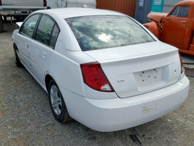 1G8AJ52F03Z158347 - 2003 SATURN ION LEVEL WHITE photo 3