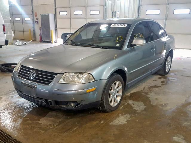 WVWPD63B94P325715 - 2004 VOLKSWAGEN PASSAT GLS GRAY photo 2