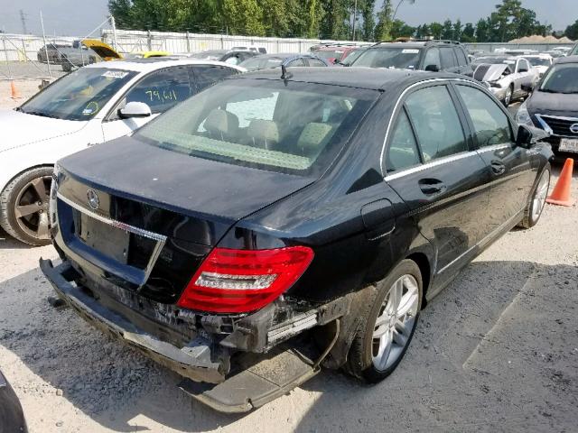 WDDGF4HB2DR252379 - 2013 MERCEDES-BENZ C 250 BLACK photo 4