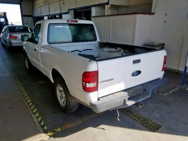 1FTYR10D39PA33354 - 2009 FORD RANGER WHITE photo 3