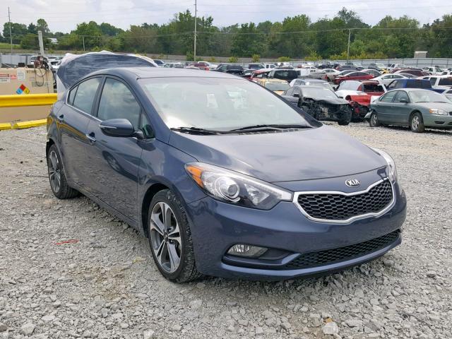 KNAFZ4A88G5550519 - 2016 KIA FORTE EX GRAY photo 1