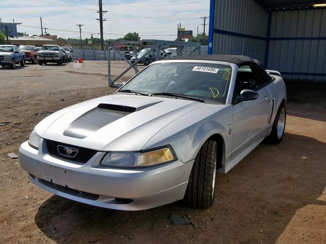 1FAFP45XXXF205521 - 1999 FORD MUSTANG GT SILVER photo 2