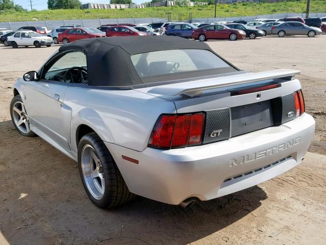 1FAFP45XXXF205521 - 1999 FORD MUSTANG GT SILVER photo 3