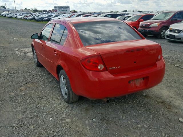 1G1AL55F887234307 - 2008 CHEVROLET COBALT LT RED photo 3