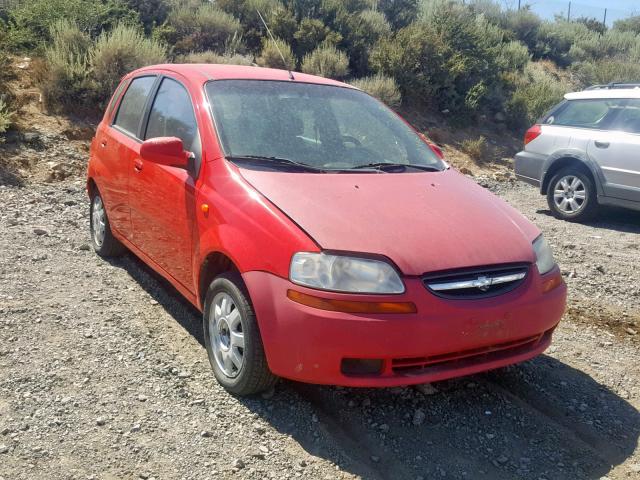 KL1TJ62614B152692 - 2004 CHEVROLET AVEO LS RED photo 1