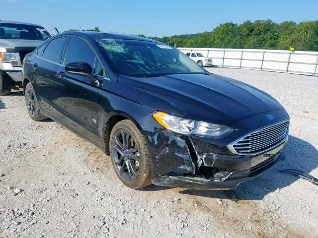 3FA6P0G73JR244810 - 2018 FORD FUSION S BLACK photo 1